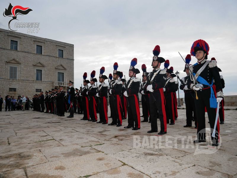 Barletta NEWS24 Anniversario fondazione Carabinieri premiati